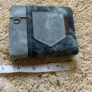 NWOT Denim bifold wallet